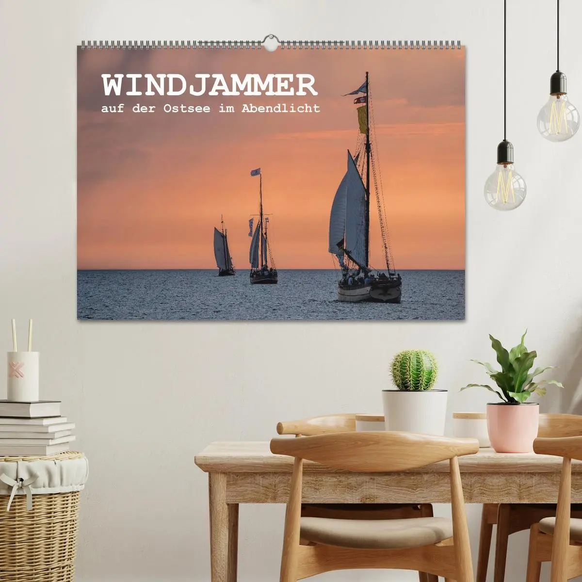 Bild: 9783516037180 | Windjammer auf der Ostsee im Abendlicht (Wandkalender 2026 DIN A2...