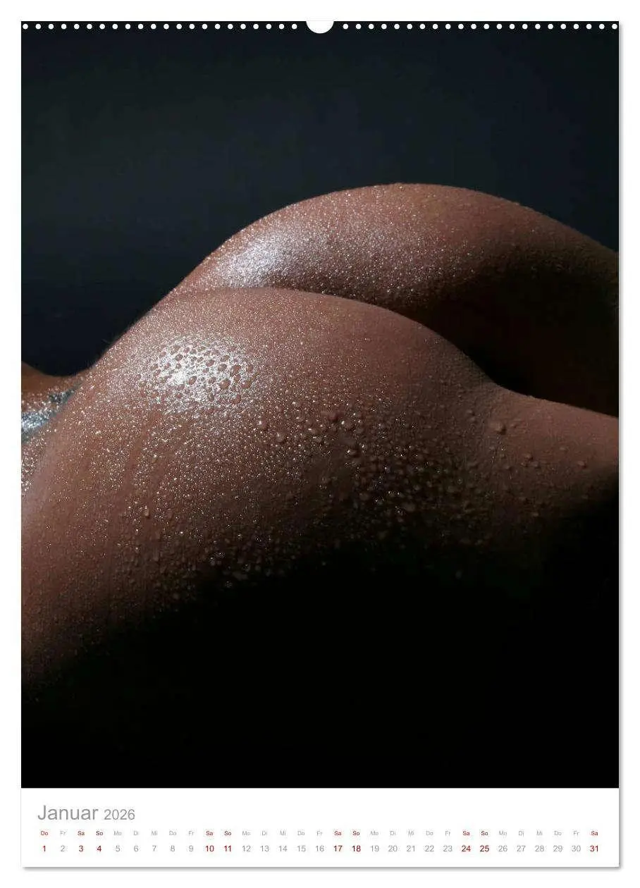 Bild: 9783516417180 | Perlenglanz - Wassertropfen auf nackter Haut (Wandkalender 2026 DIN...