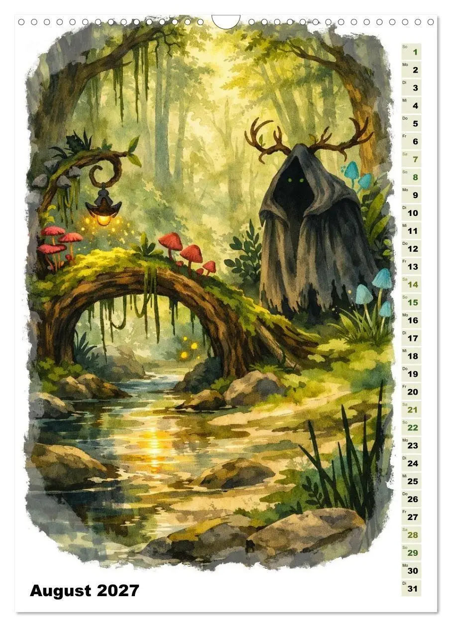 Bild: 9783569747180 | Magische Wesen im Fabelwald (Wandkalender 2027 DIN A3 hoch),...