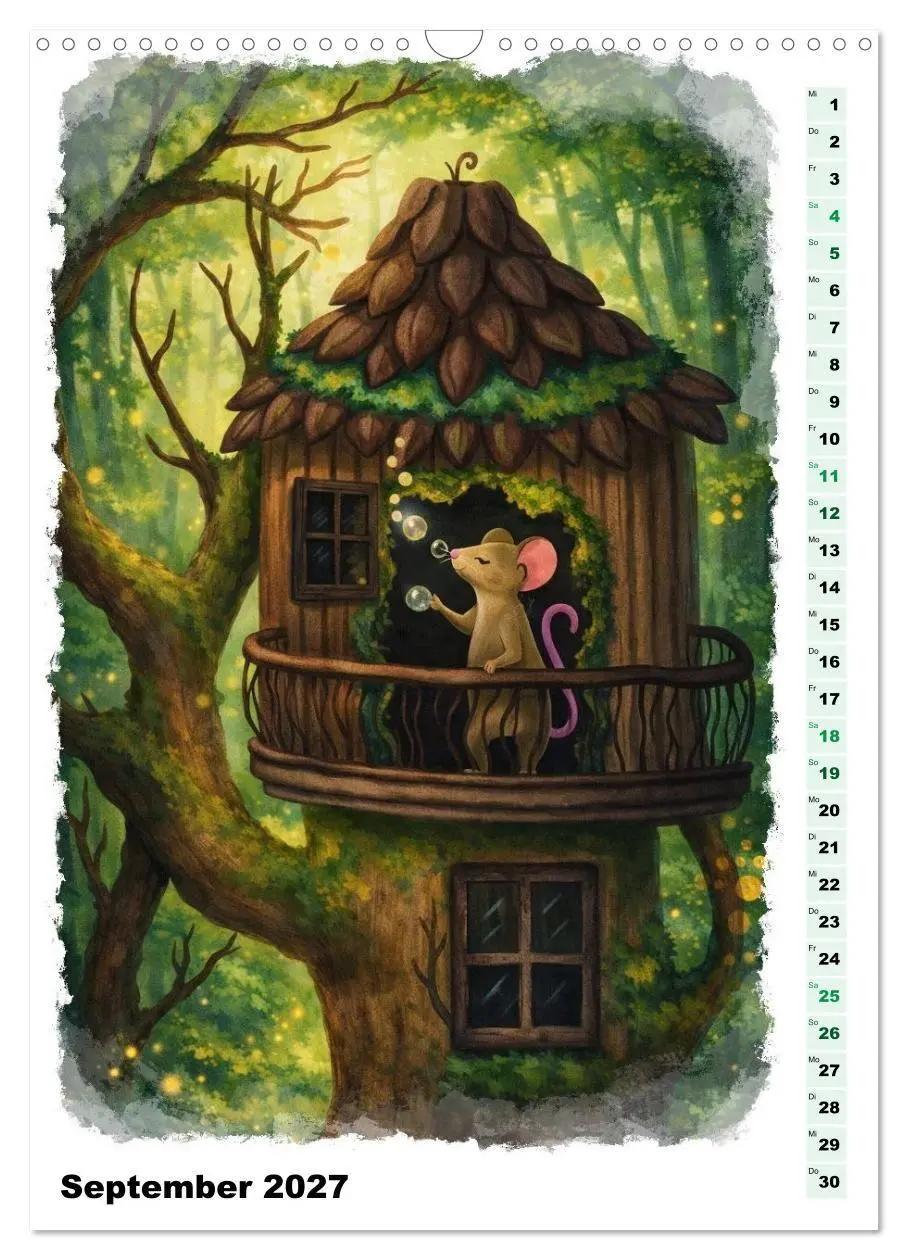 Bild: 9783569747180 | Magische Wesen im Fabelwald (Wandkalender 2027 DIN A3 hoch),...
