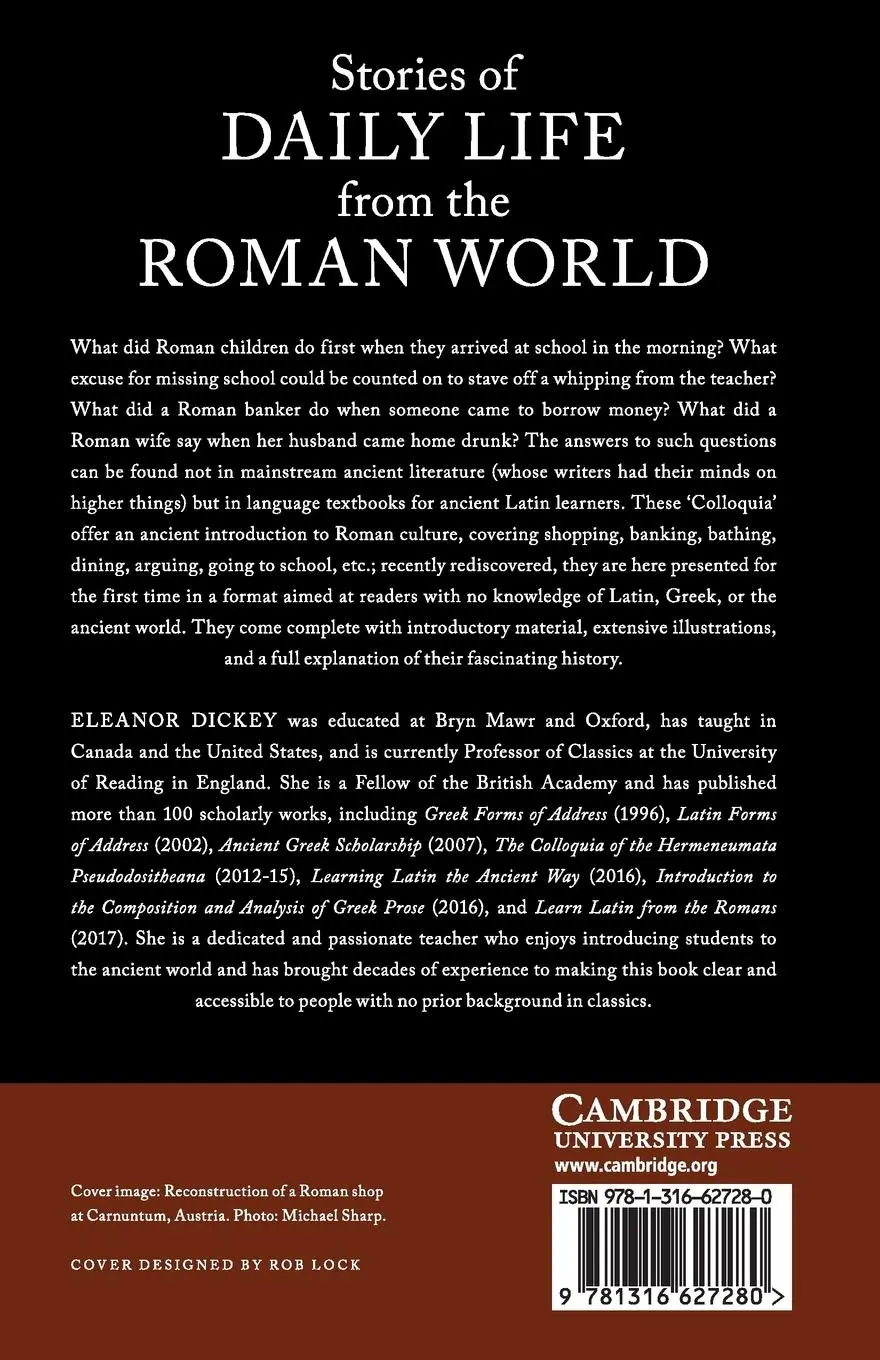 Rückseite: 9781316627280 | Stories of Daily Life from the Roman World | Eleanor Dickey | Buch