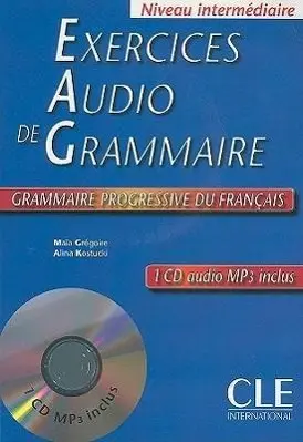 Cover: 9782090337280 | Exercices Audio de Grammaire, Niveau Intermediaire: Grammaire...