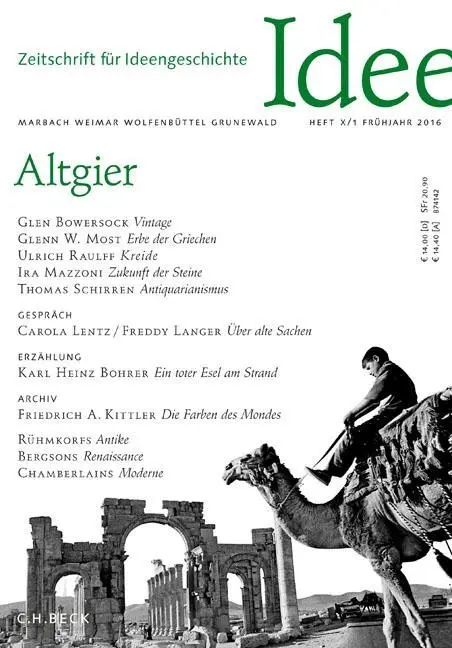 Cover: 9783406687280 | Altgier | Zeitschrift für Ideengeschichte X/1/2016 | Sonja Asal | 2016