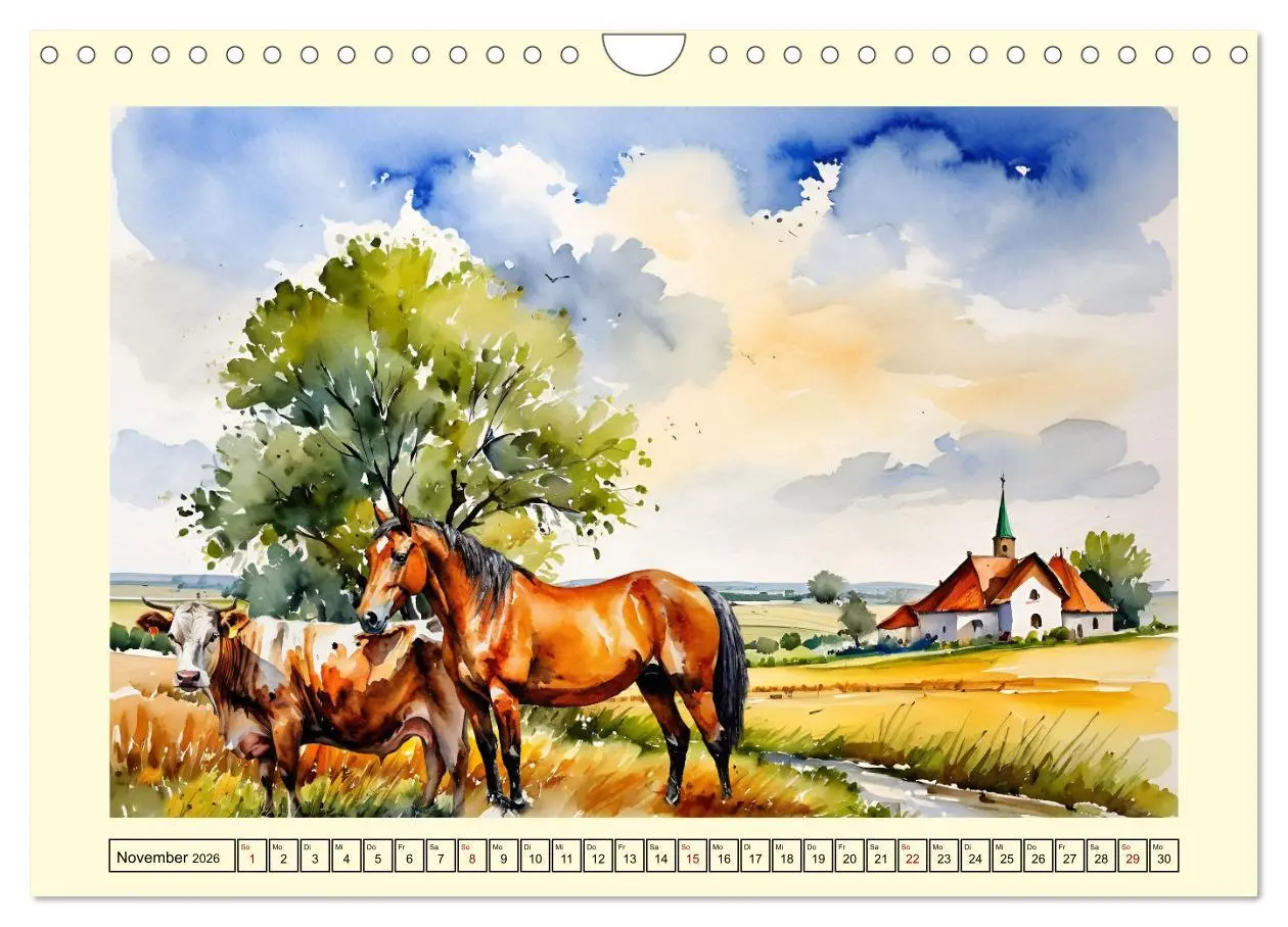 Bild: 9783457317280 | Reise durch Ungarn (Wandkalender 2026 DIN A4 quer), CALVENDO...