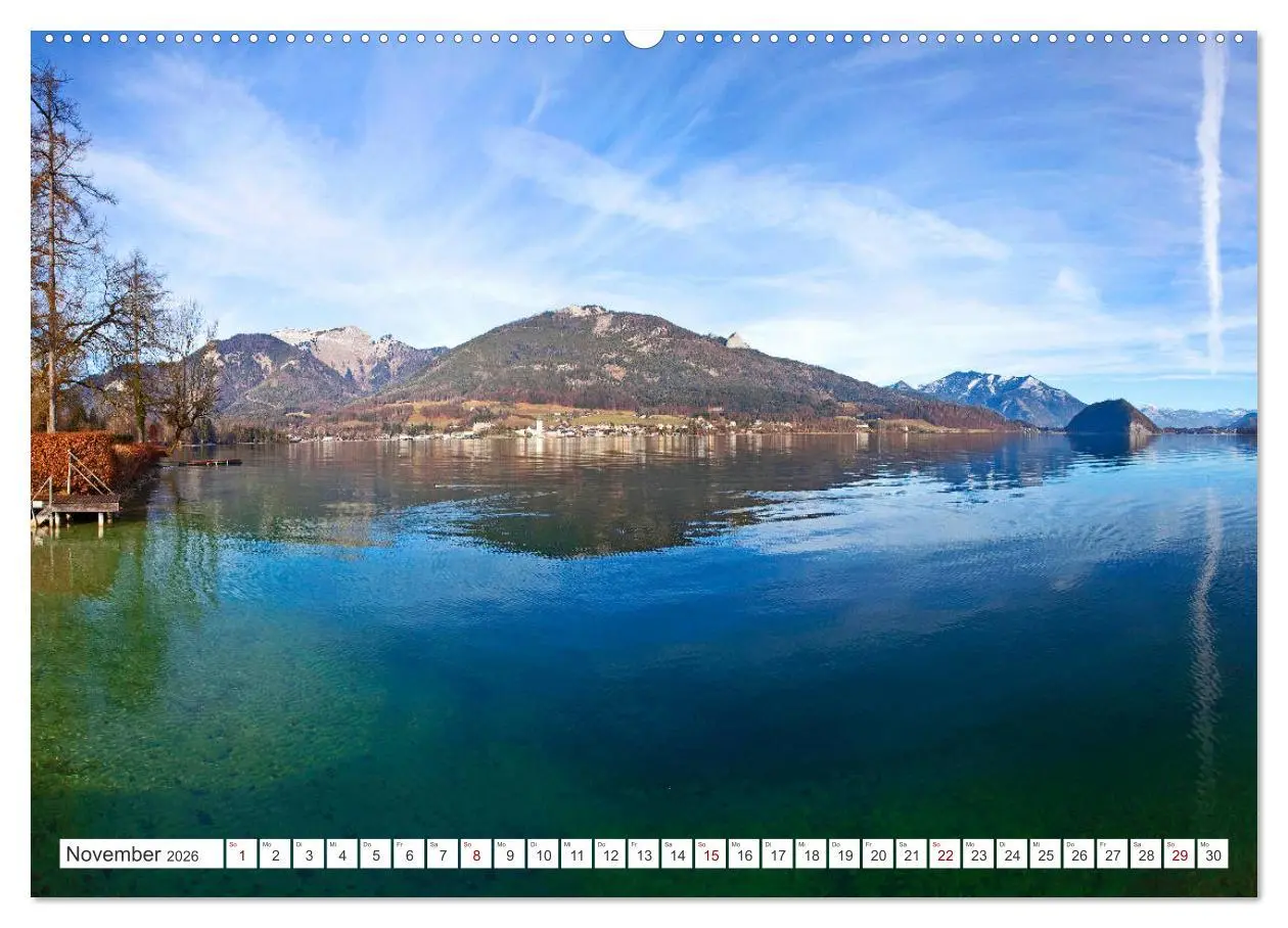 Bild: 9783457867280 | Der schöne Wolfgangsee im Salzkammergut (Wandkalender 2026 DIN A2...