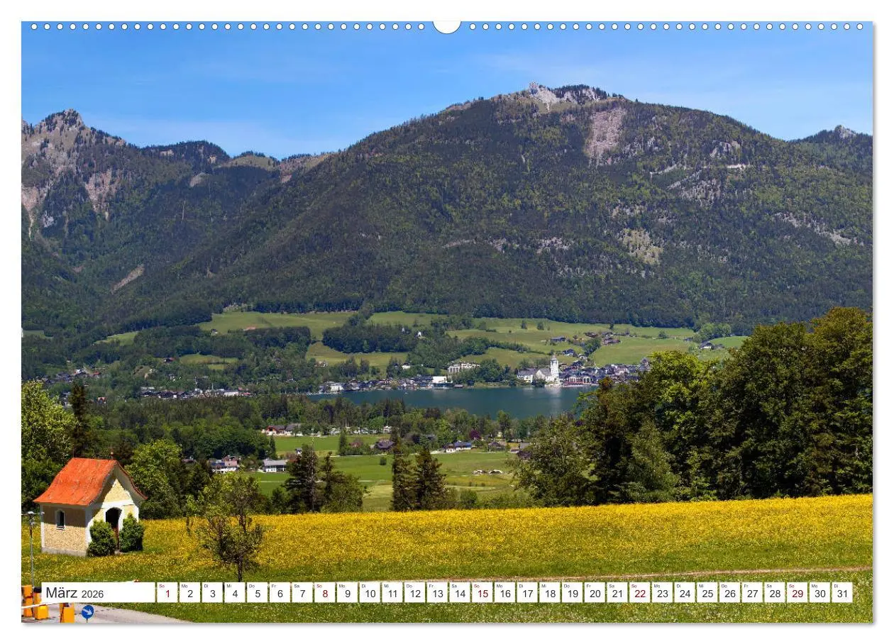 Bild: 9783457867280 | Der schöne Wolfgangsee im Salzkammergut (Wandkalender 2026 DIN A2...