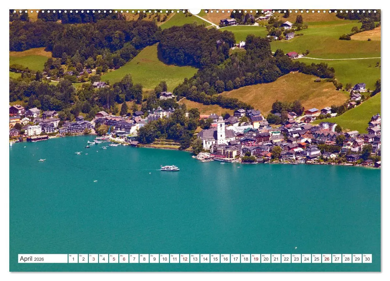 Bild: 9783457867280 | Der schöne Wolfgangsee im Salzkammergut (Wandkalender 2026 DIN A2...