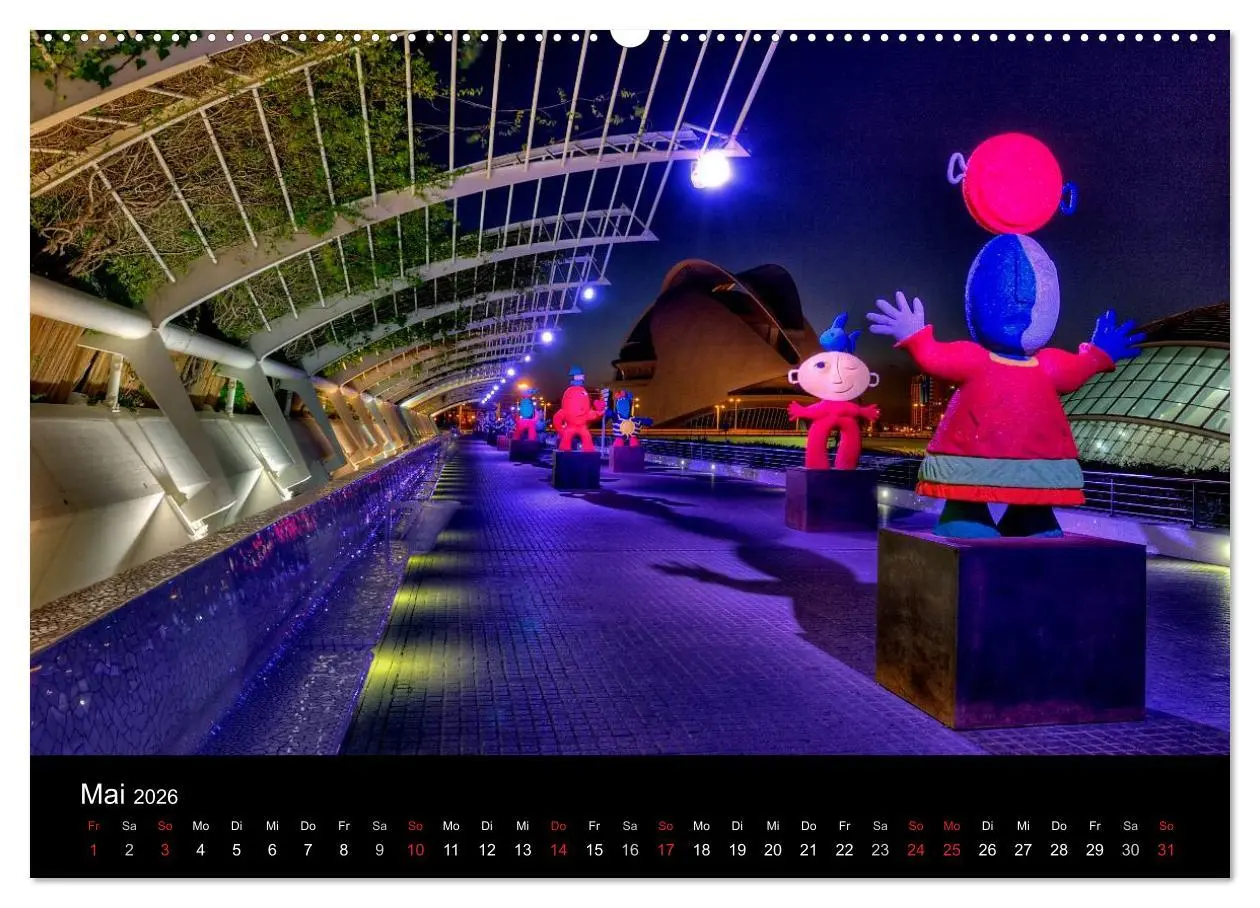 Bild: 9783516197280 | Moderne Architektur in Valencia (Wandkalender 2026 DIN A2 quer),...