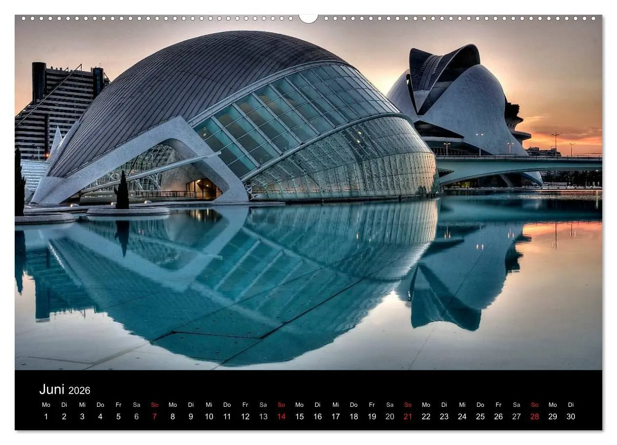 Bild: 9783516197280 | Moderne Architektur in Valencia (Wandkalender 2026 DIN A2 quer),...