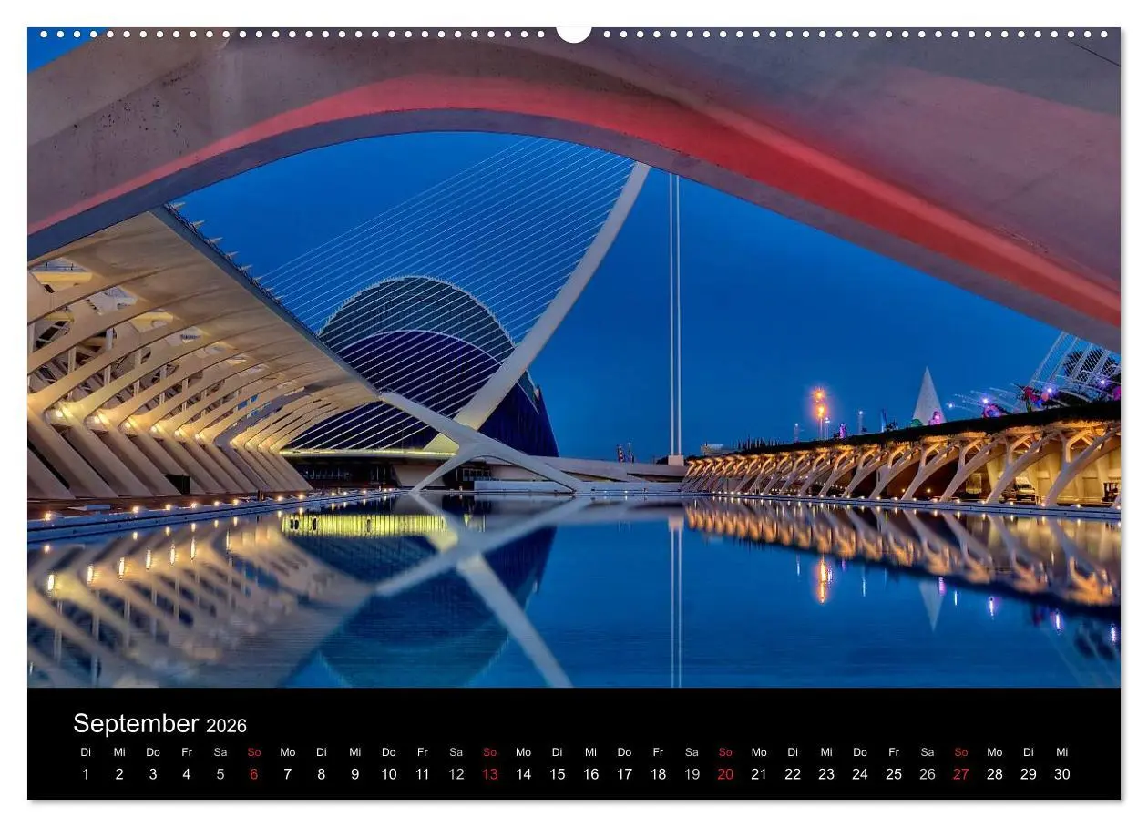 Bild: 9783516197280 | Moderne Architektur in Valencia (Wandkalender 2026 DIN A2 quer),...