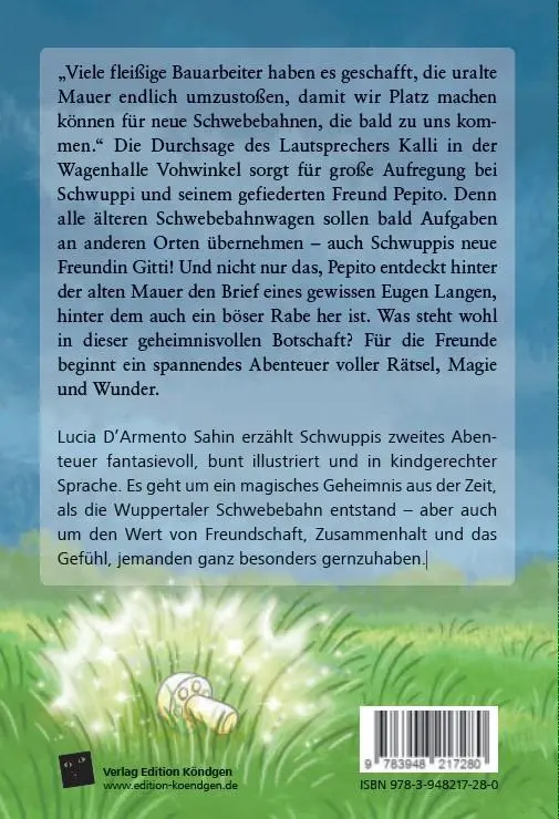 Rückseite: 9783948217280 | Schwuppi und das magische Geheimnis | Lucia Sahin | Buch | 88 S.