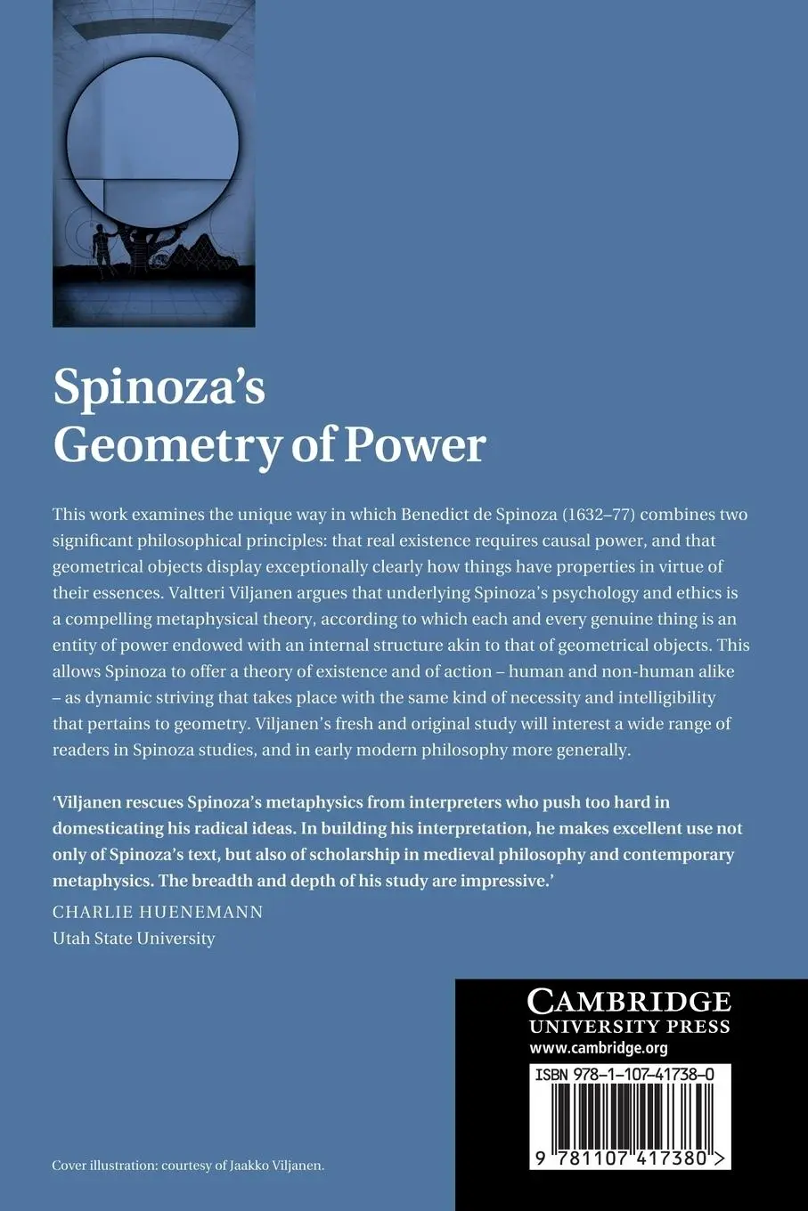 Rückseite: 9781107417380 | Spinoza's Geometry of Power | Valtteri Viljanen | Taschenbuch | 2014