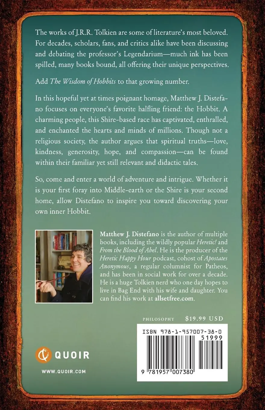 Rückseite: 9781957007380 | The Wisdom of Hobbits | Unearthing Our Humanity at 3 Bagshot Row