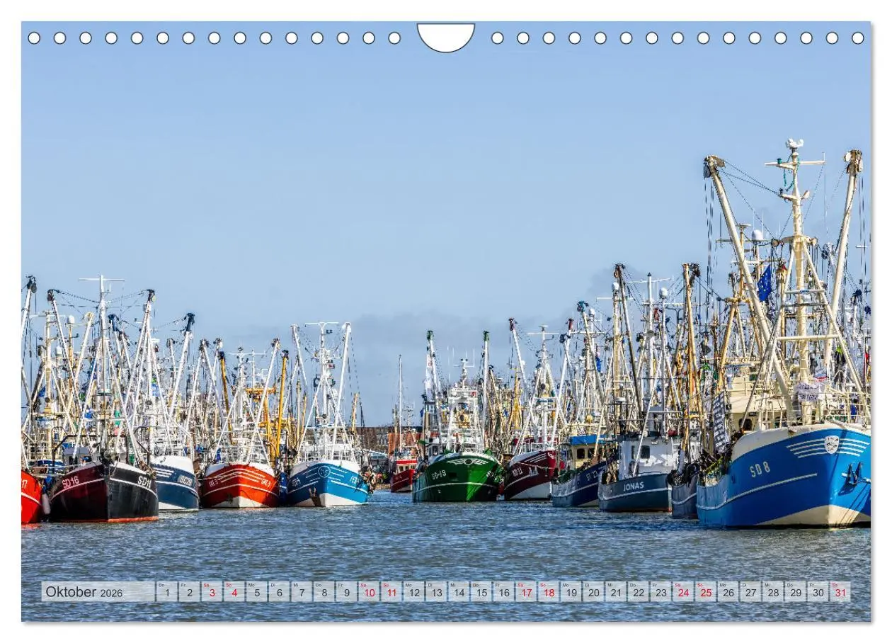 Bild: 9783457307380 | Seebad Büsum (Wandkalender 2026 DIN A4 quer), CALVENDO Monatskalender