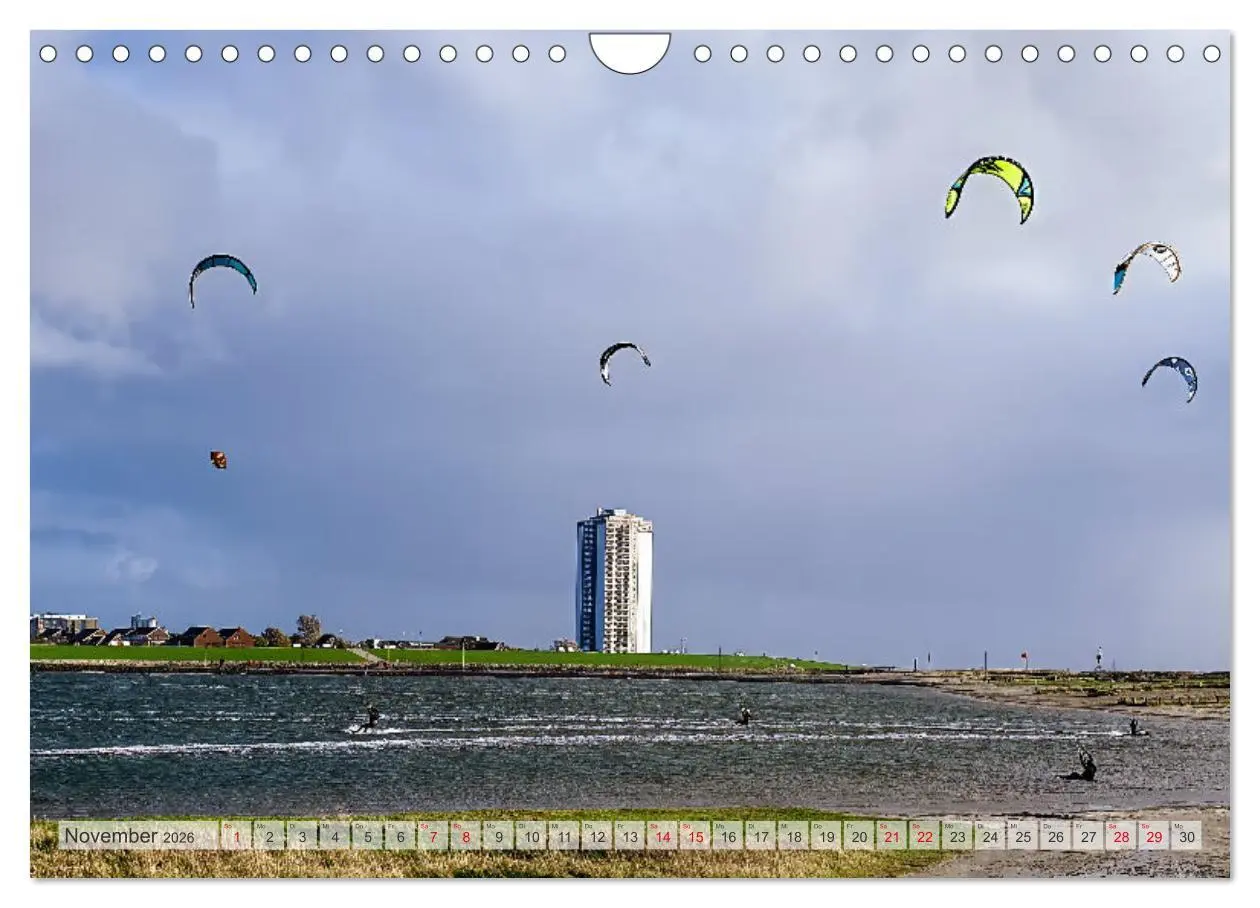 Bild: 9783457307380 | Seebad Büsum (Wandkalender 2026 DIN A4 quer), CALVENDO Monatskalender