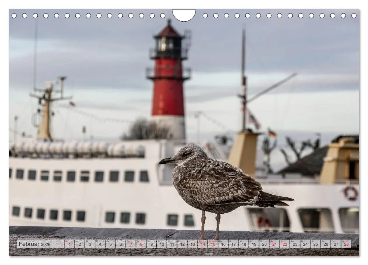 Bild: 9783457307380 | Seebad Büsum (Wandkalender 2026 DIN A4 quer), CALVENDO Monatskalender