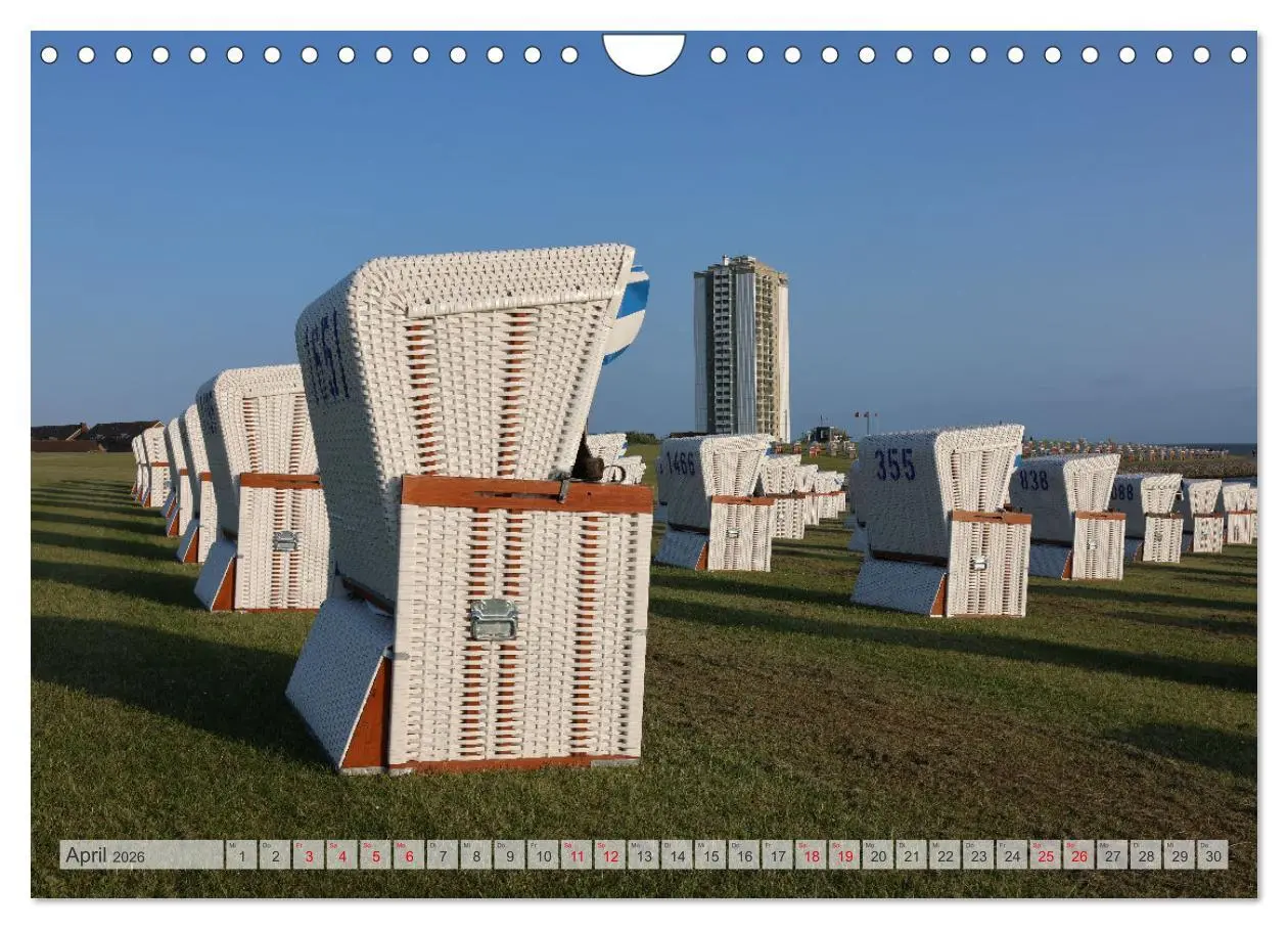 Bild: 9783457307380 | Seebad Büsum (Wandkalender 2026 DIN A4 quer), CALVENDO Monatskalender