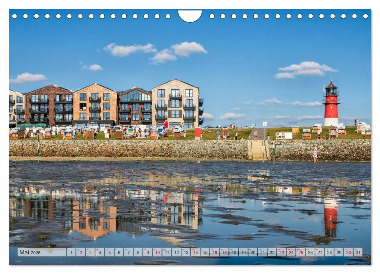 Bild: 9783457307380 | Seebad Büsum (Wandkalender 2026 DIN A4 quer), CALVENDO Monatskalender