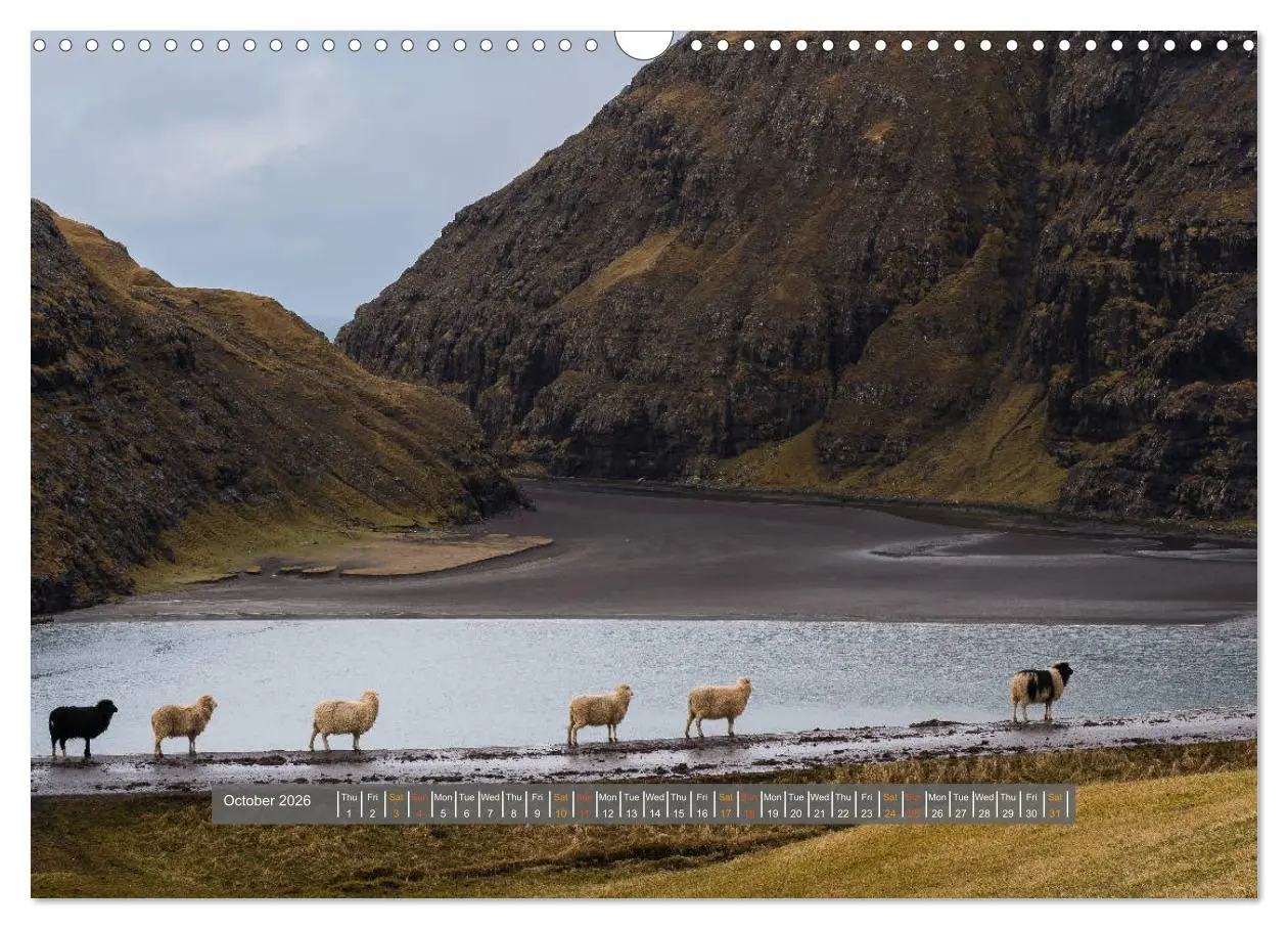 Bild: 9783516567380 | Spectacular beauty - Faroe Islands (Wall Calendar 2026 DIN A3...