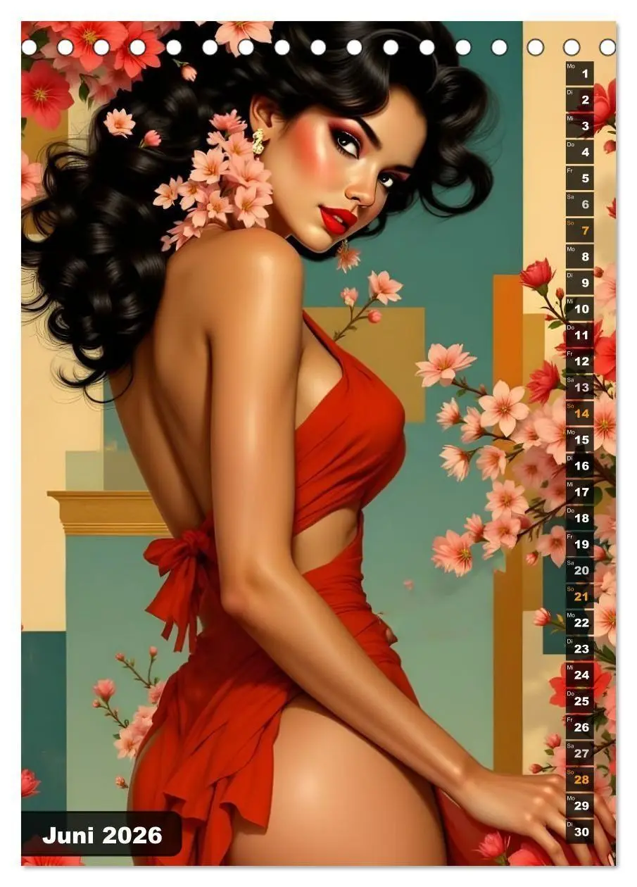 Bild: 9783516707380 | Schöne Zeiten - Schöne Frauen (Tischkalender 2026 DIN A5 hoch),...