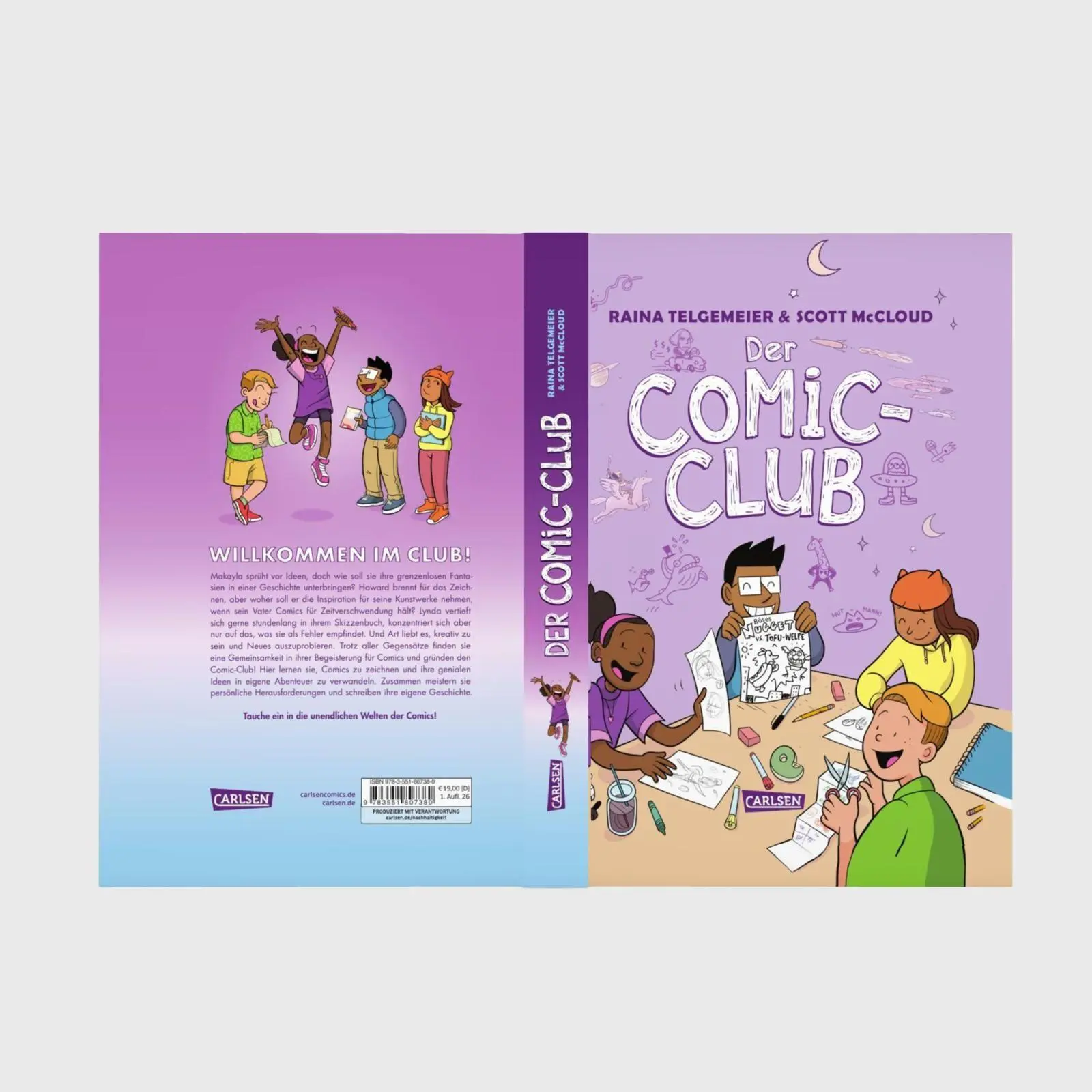 Bild: 9783551807380 | Der Comic-Club | Witziger Schul-Comic für Kinder ab 8 Jahren | Mccloud