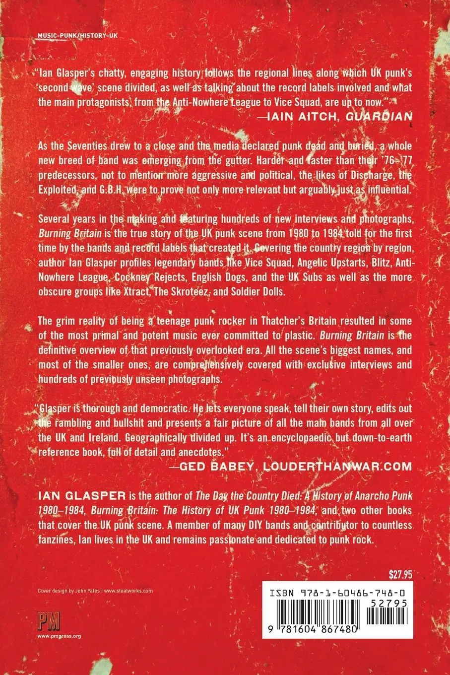 Rückseite: 9781604867480 | Burning Britain | The History of UK Punk 1980-1984 | Ian Glasper
