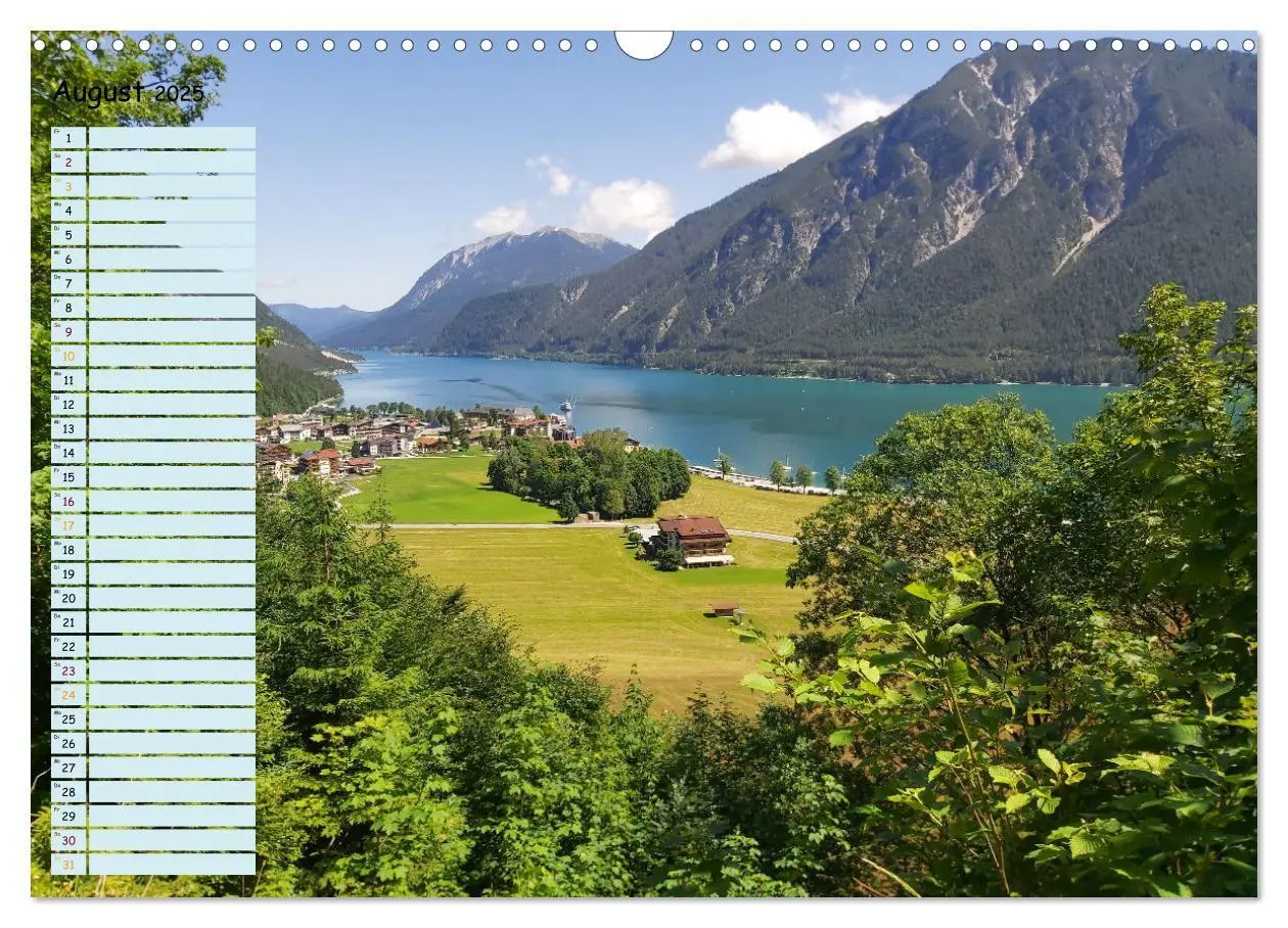 Bild: 9783383977480 | Auszeit am Achensee Tirol (Wandkalender 2025 DIN A3 quer), CALVENDO...