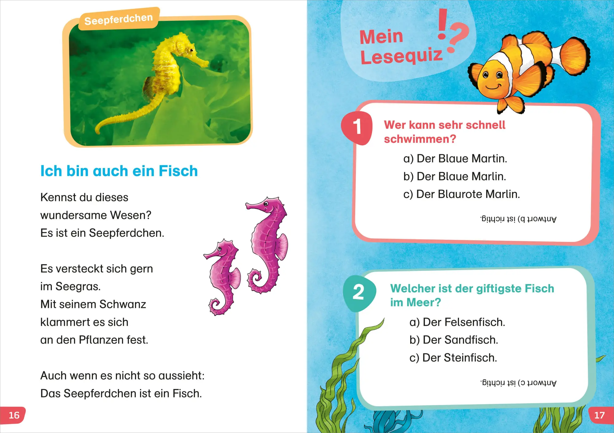 Bild: 9783788677480 | WAS IST WAS Erstes Lesen easy! Tiere im Meer | Sonja Meierjürgen