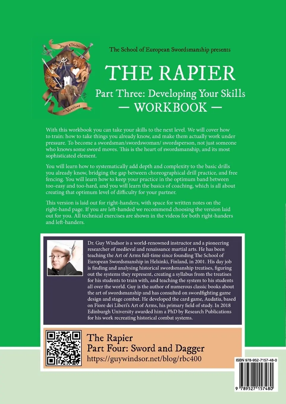 Rückseite: 9789527157480 | The Rapier Part Three Develop Your Skills | Right Handed Layout | Buch
