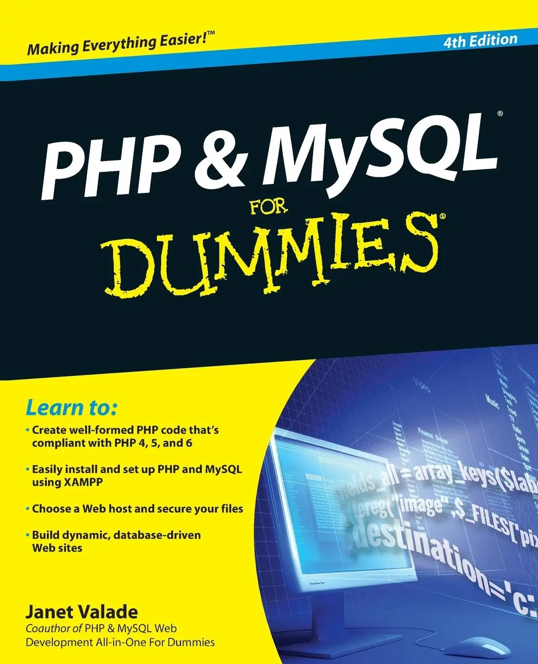 Cover: 9780470527580 | PHP and MySQL for Dummies | Janet Valade | Taschenbuch | 464 S. | 2009