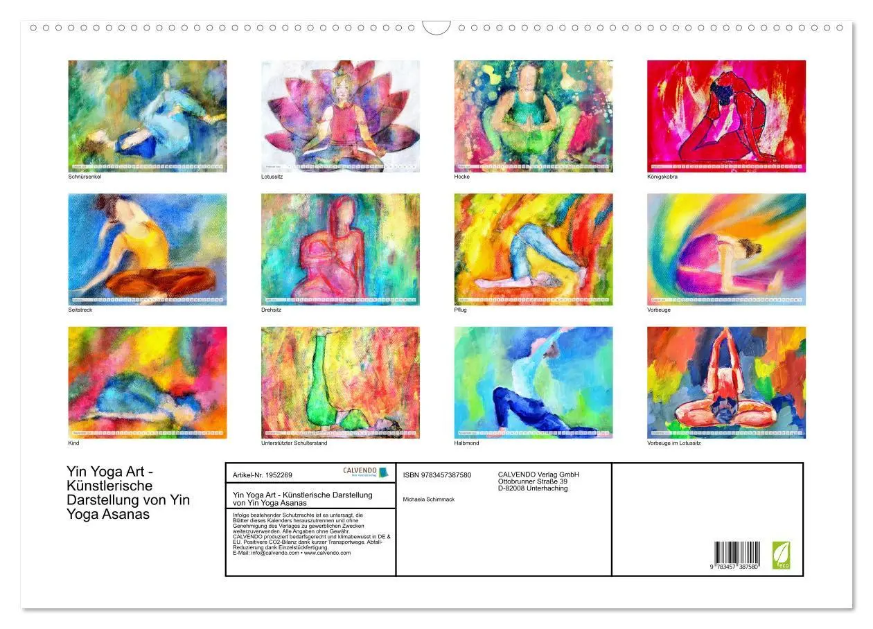 Bild: 9783457387580 | Yin Yoga Art - Künstlerische Darstellung von Yin Yoga Asanas...