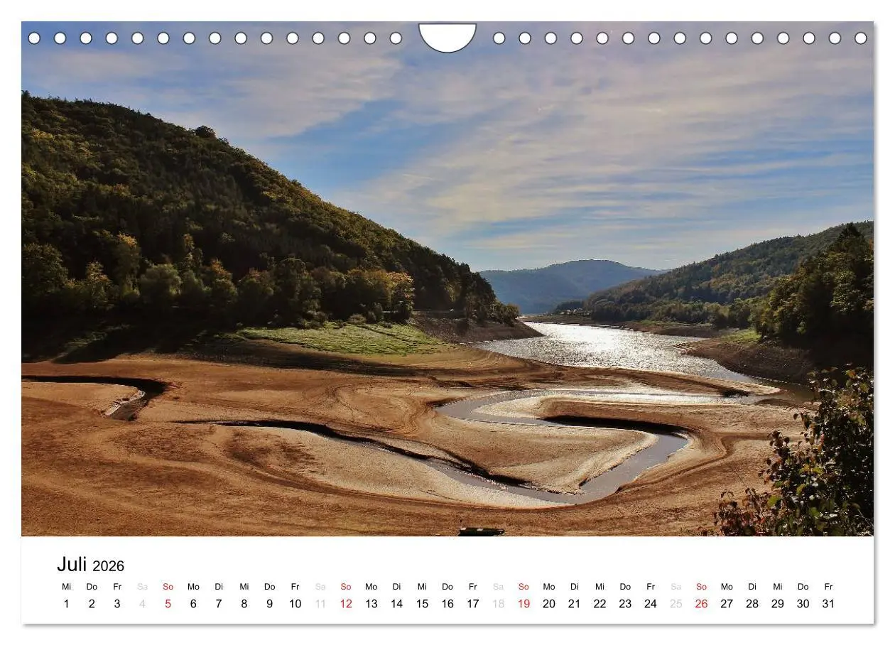 Bild: 9783516167580 | Mein Edersee 2026 (Wandkalender 2026 DIN A4 quer), CALVENDO...
