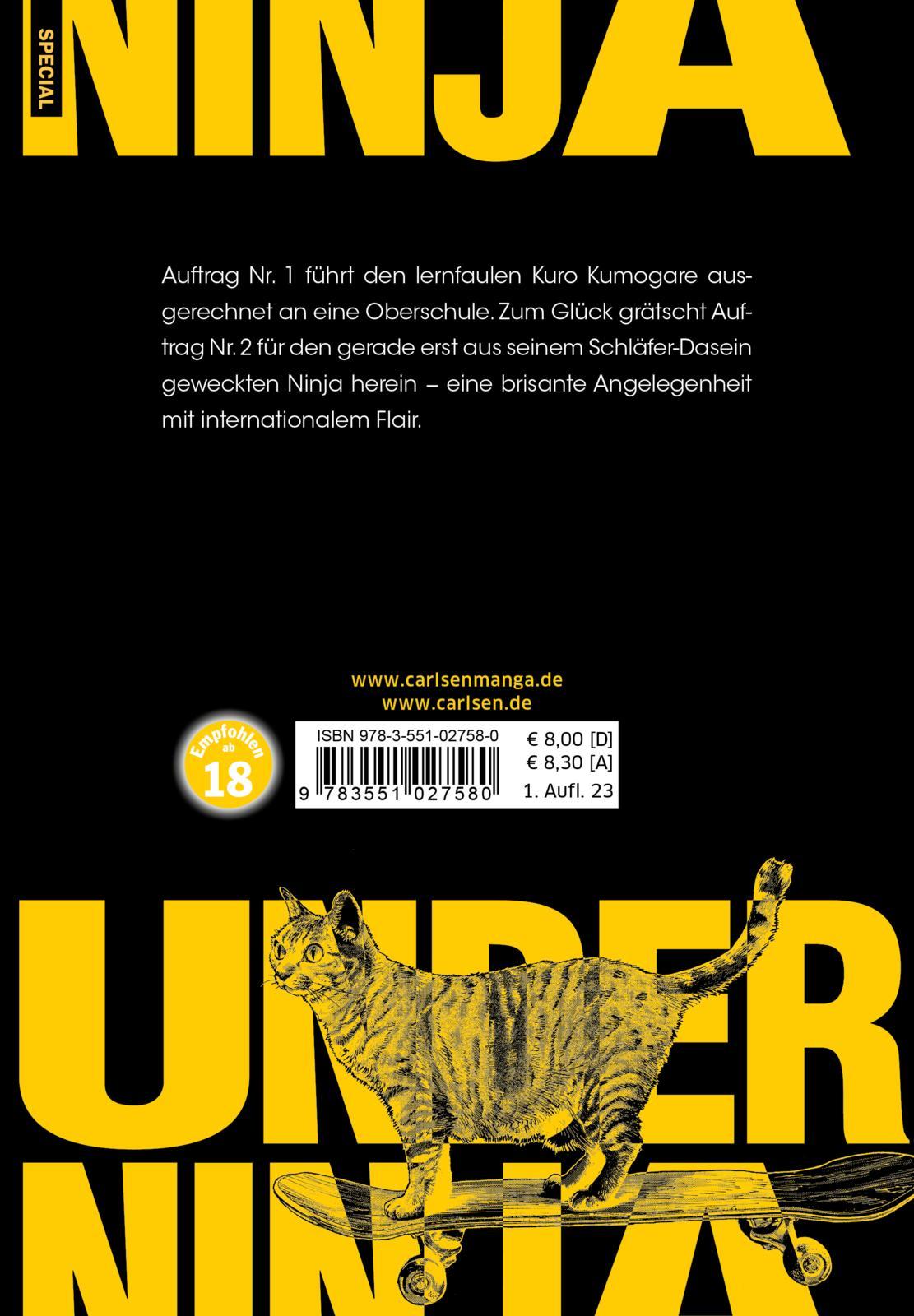 Rückseite: 9783551027580 | Under Ninja 2 | Kengo Hanazawa | Taschenbuch | Under Ninja | 192 S.