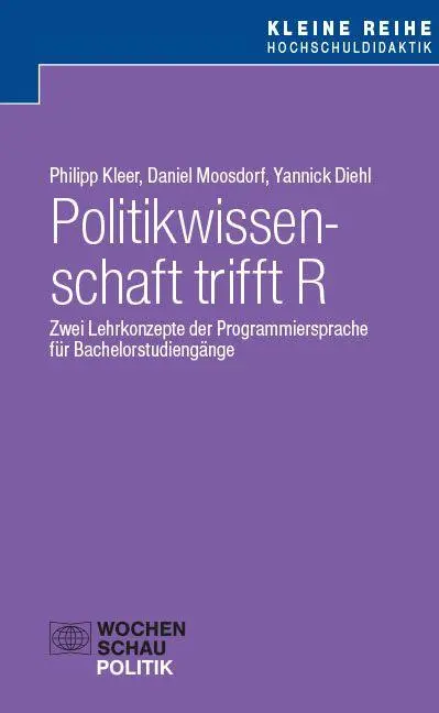 Cover: 9783734417580 | Politikwissenschaft trifft R | Philipp Kleer (u. a.) | Taschenbuch