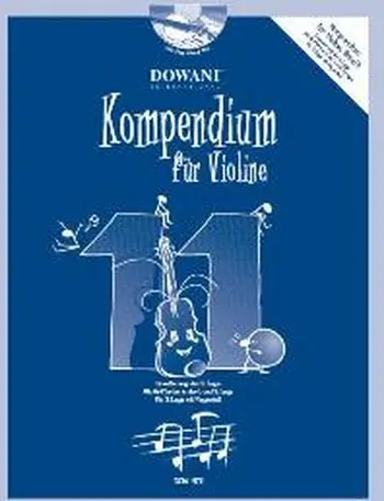 Kompendium für Violine Band 11 (+2 CD's) für 2 Violinen (Schüler und Lehrer)