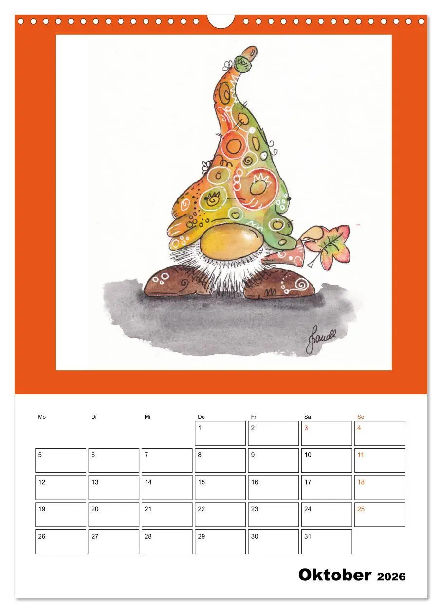 Bild: 9783516397680 | WichtelParade (Wandkalender 2026 DIN A3 hoch), CALVENDO Monatskalender