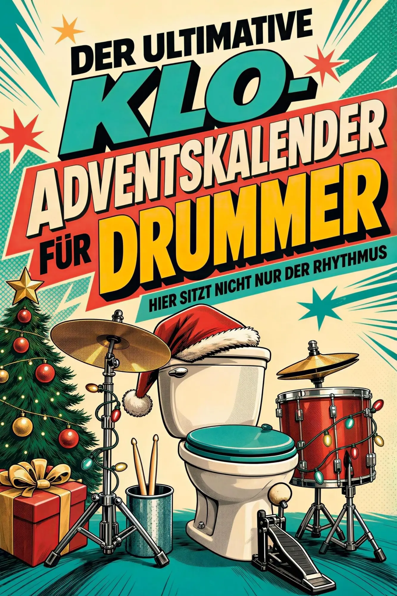 Cover: 9783696107680 | Der ultimative Klo-Adventskalender für Drummer | Finn Schubert | Buch