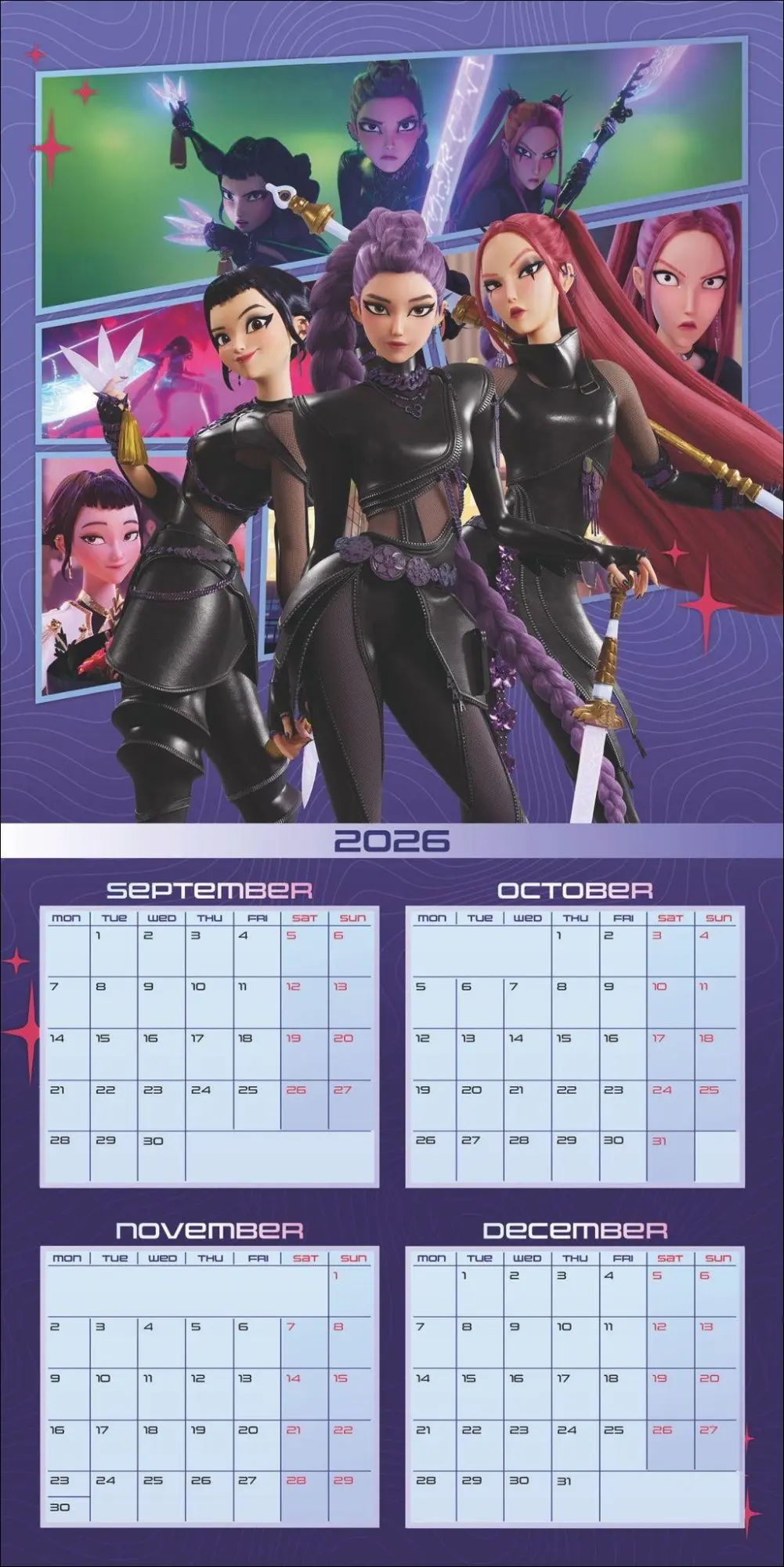 Bild: 9783840197680 | KPop Demon Hunters Broschurkalender 2027 | Kalender | 28 S. | Englisch