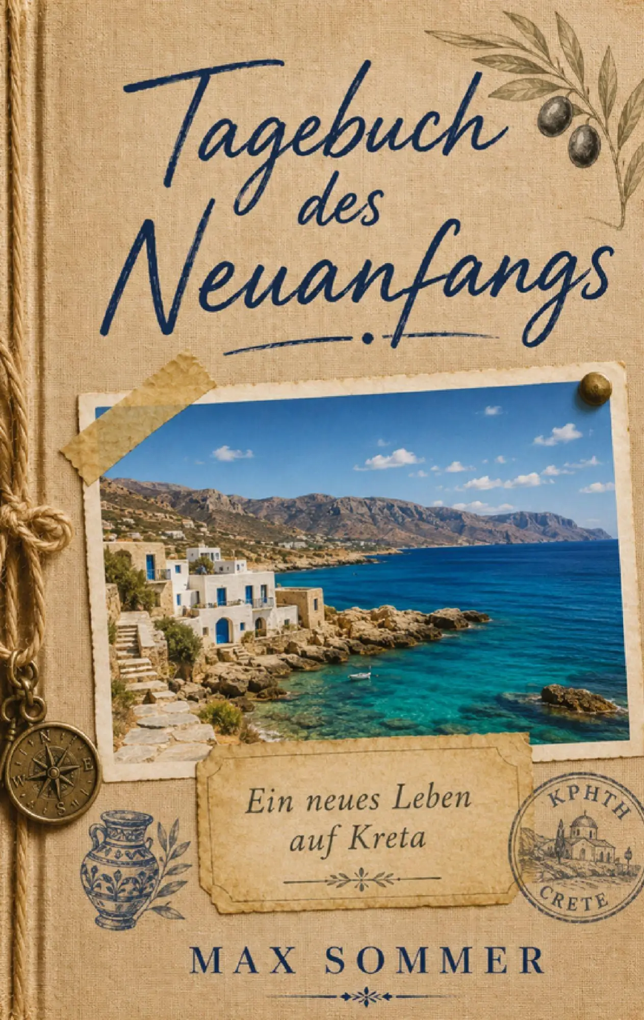 Cover: 9789403907680 | Tagebuch des Neuanfangs - Ein neues Leben auf Kreta | Max Sommer