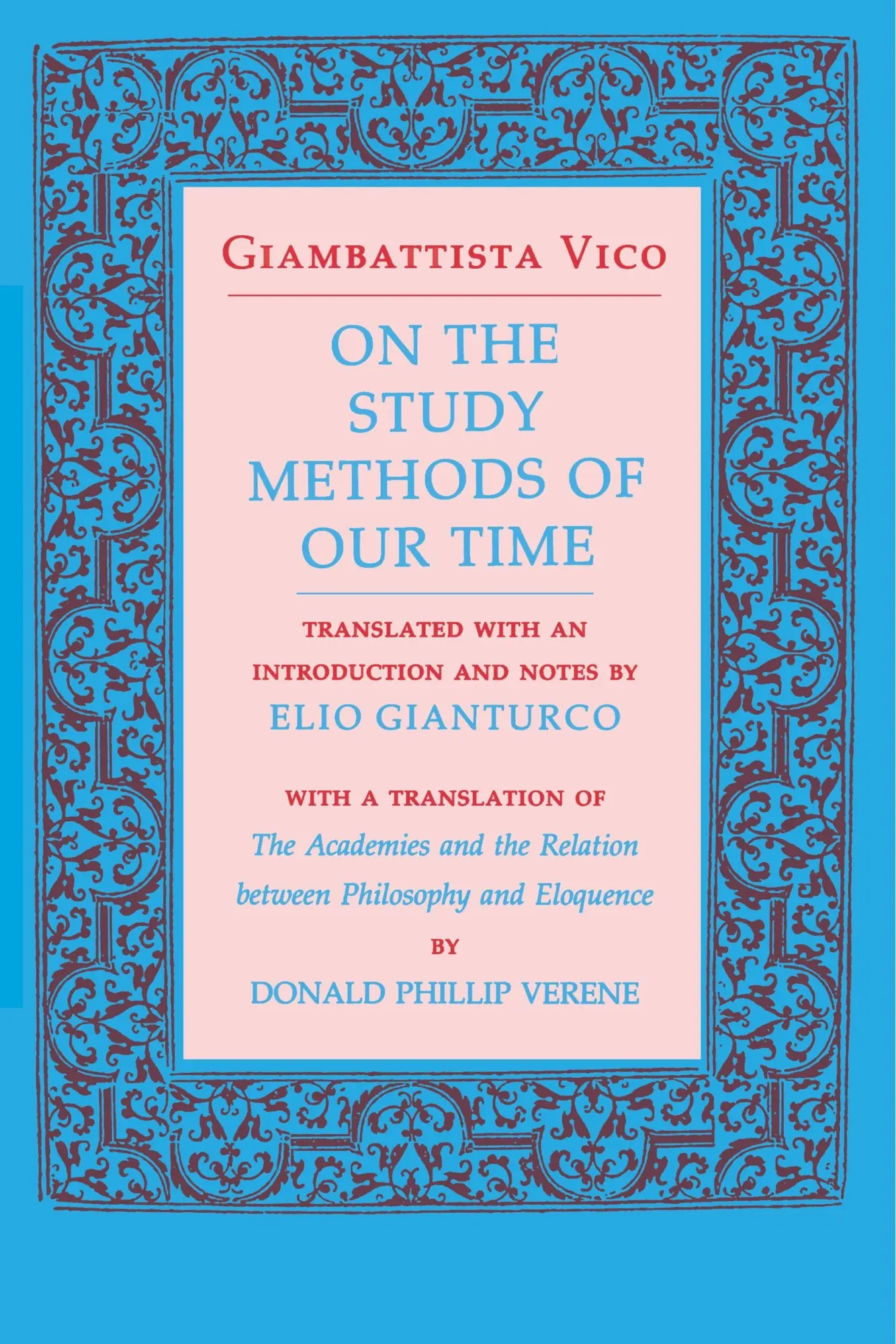 Cover: 9780801497780 | On the Study Methods of Our Time | Giambattista Vico | Taschenbuch