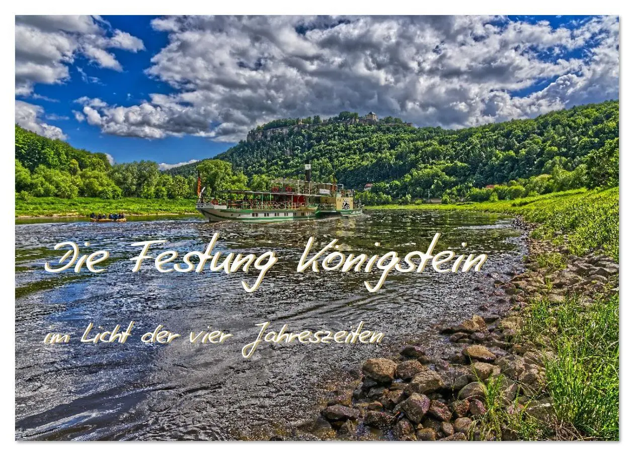 Cover: 9783457507780 | Die Festung Königstein im Licht der vier Jahreszeiten (Wandkalender...