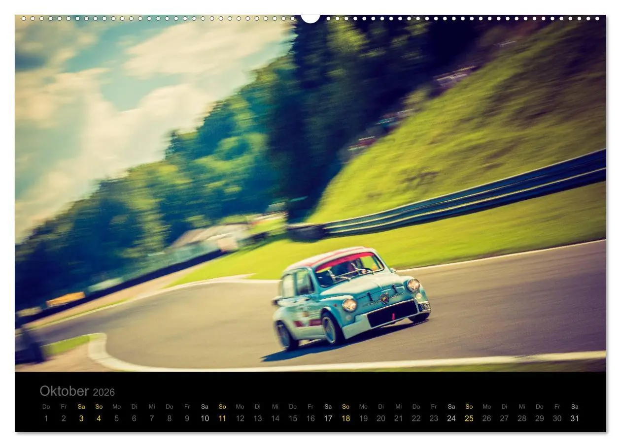 Bild: 9783457747780 | Abarth Racing (Wandkalender 2026 DIN A2 quer), CALVENDO Monatskalender
