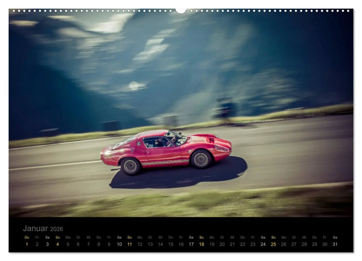 Bild: 9783457747780 | Abarth Racing (Wandkalender 2026 DIN A2 quer), CALVENDO Monatskalender