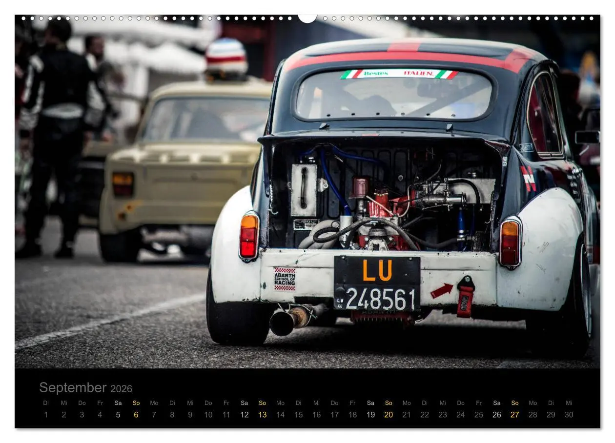 Bild: 9783457747780 | Abarth Racing (Wandkalender 2026 DIN A2 quer), CALVENDO Monatskalender