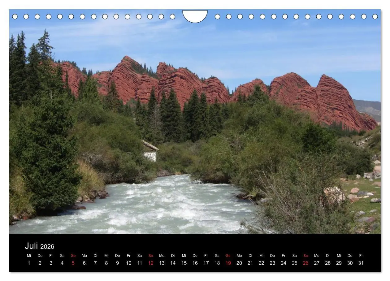Bild: 9783516147780 | Kirgistan 2026 (Wandkalender 2026 DIN A4 quer), CALVENDO...
