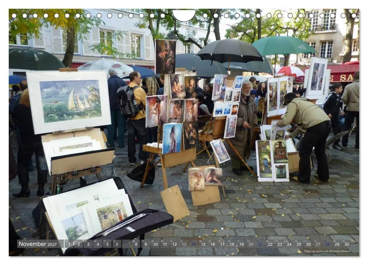 Bild: 9783594057780 | Paris Highlights Wandkalender 2027 DIN A3 quer (Wandkalender 2027...