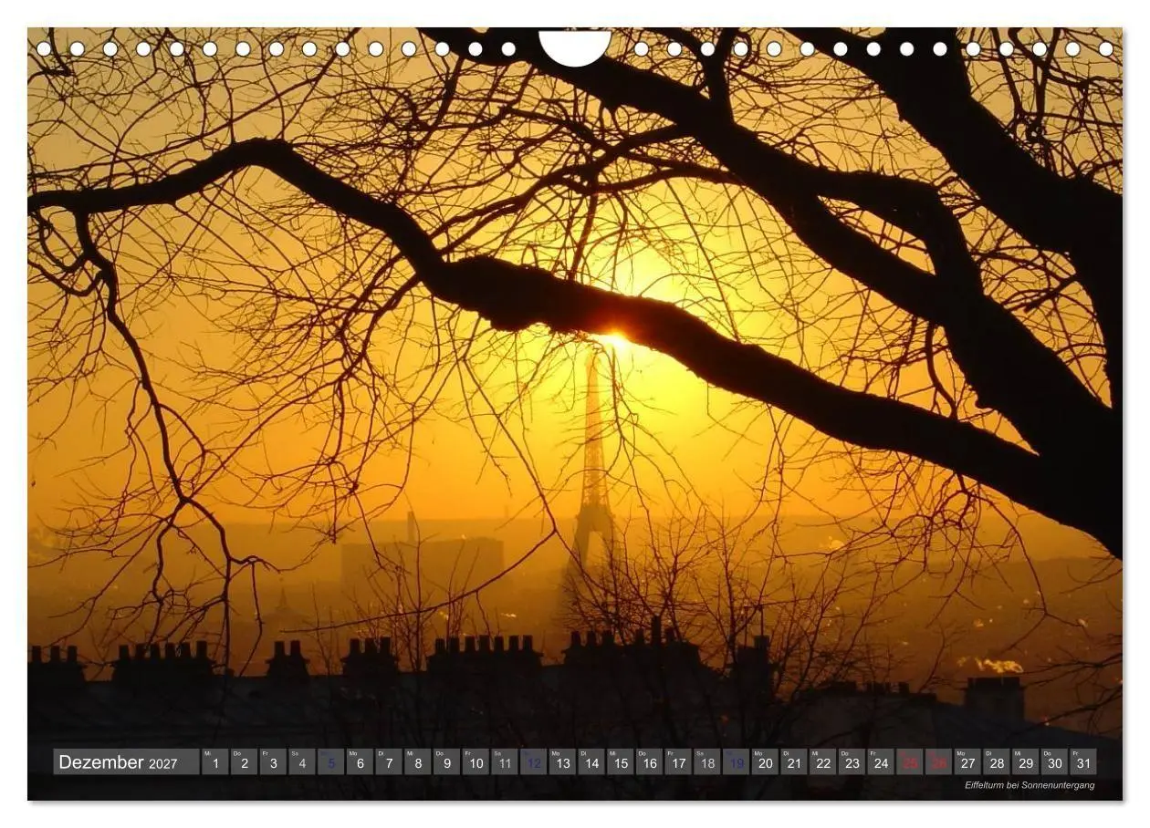 Bild: 9783594057780 | Paris Highlights Wandkalender 2027 DIN A3 quer (Wandkalender 2027...