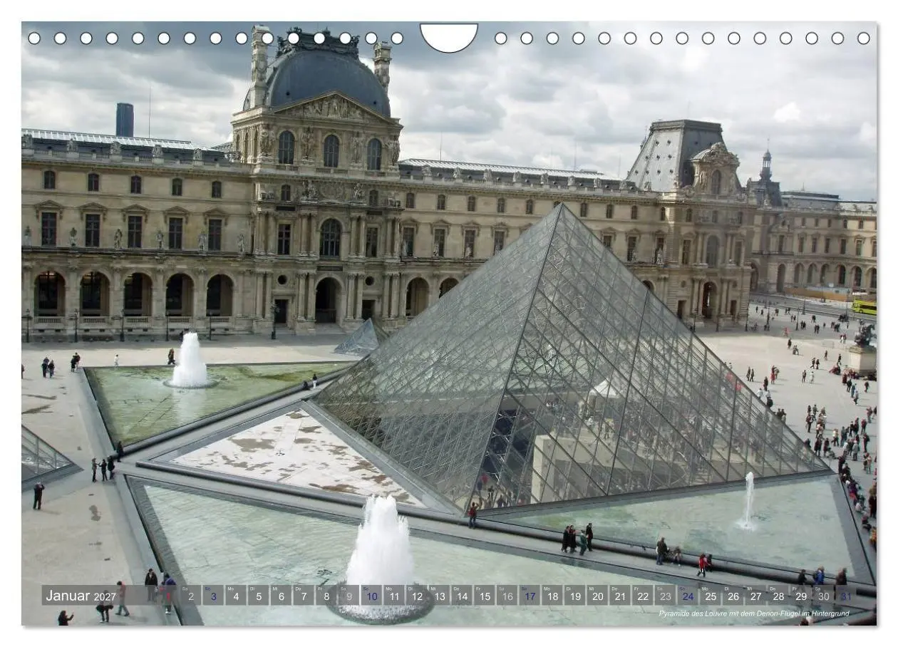 Bild: 9783594057780 | Paris Highlights Wandkalender 2027 DIN A3 quer (Wandkalender 2027...