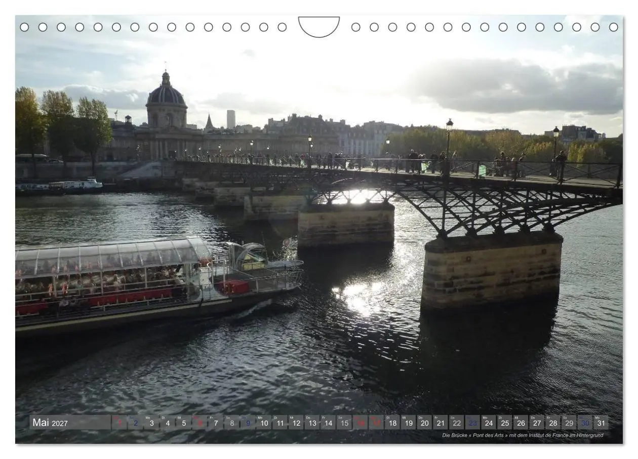 Bild: 9783594057780 | Paris Highlights Wandkalender 2027 DIN A3 quer (Wandkalender 2027...