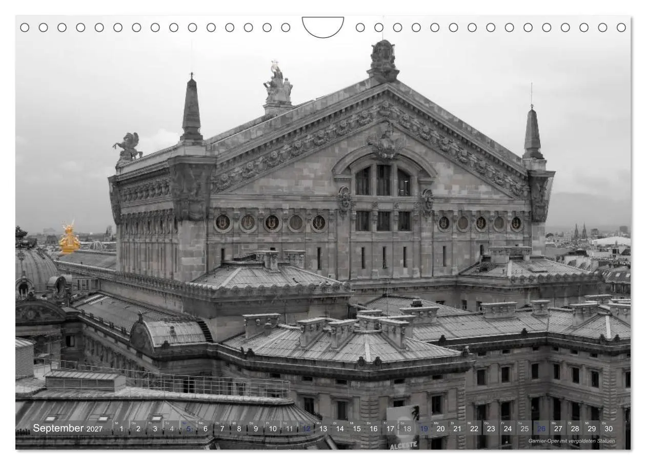 Bild: 9783594057780 | Paris Highlights Wandkalender 2027 DIN A3 quer (Wandkalender 2027...